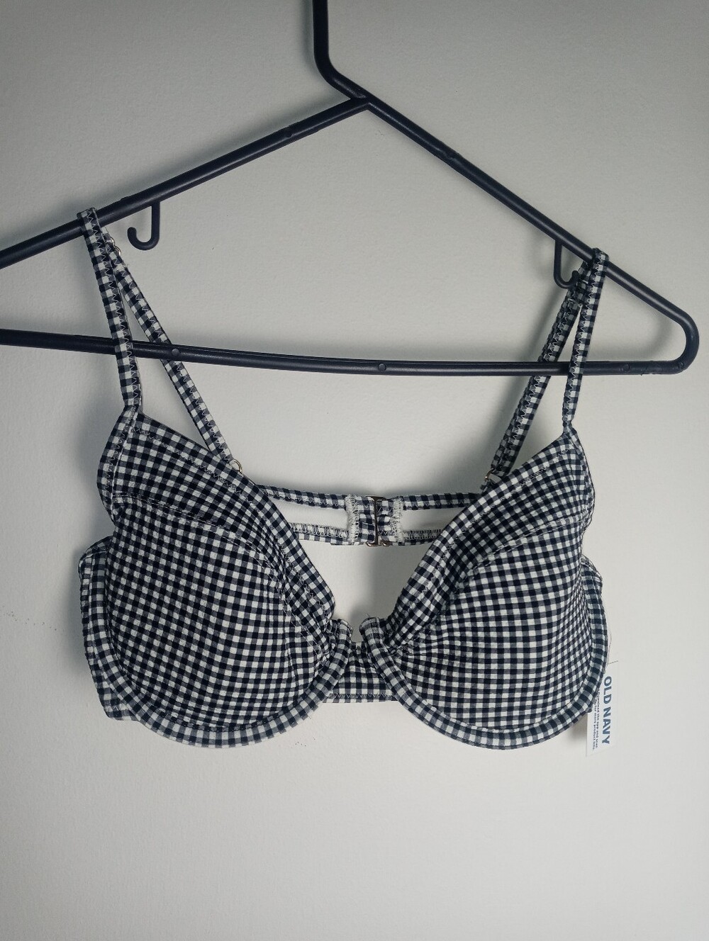 Old Navy Textured Underwire Balconette Swim Top Size M